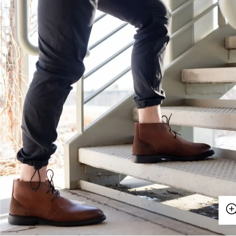 Thomas & Vine Men's Chukka Boots Genuine Leather